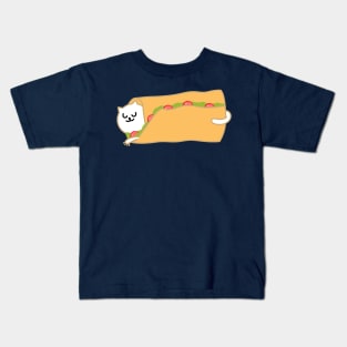 Funny purrito taco cat Kids T-Shirt